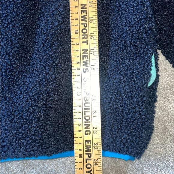 Anthropologie Addison Bay Blue Major Sherpa Pullover Size small - Picture 12 of 13